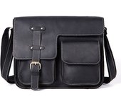 WESTAL Crazy Horse Leather Men's Bag Genuine Leather Men's Shoulder Bag Vintage Messenger Bags Satchels Handbags 1050