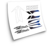 Kit de Pegatinas compatibles con moto Scooter Peugeot Jet CTech Azul