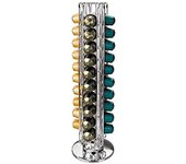 IBILI - Dispensador de capsulas de café Nespresso, 40 cápsulas, Acero Cromado