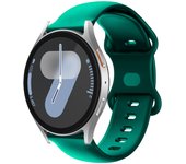Correa de silicona para Samsung Galaxy Watch 7 / 6 / 5 / 4 / Amazfit GTS 4 / Garmin Vivoactive 5, Pulsera Doble Cierre Ancho 20mm