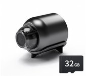 Cámara de seguridad inalámbrica para interiores alimentación USB 1080P con batería de respaldo  detección de movimiento visión nocturna cámara de vigilancia WiFi para el hogar