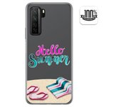 Tumundosmartphone Funda Gel Transparente para  Huawei P40 Lite 5G diseño Summer Dibujos
