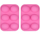2pcs Half Sphere silicone molds for chocolate bombs Pastry 6 Holes Cake Mould For Baking Kitchen Pastry tools
