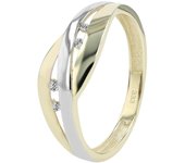 Joalharia Ouro 8k – Anillo em Ouro com Zircónias "Velma" – Tam.56