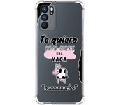 Funda Silicona Antigolpes para Oppo Reno 6 5G diseño Vaca Dibujos