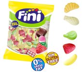Fini Golosinas caramelos de goma Bolsa de 250u gran surtidos de modelos a elegir fresas salvajes,dedos brillos,dentaduras,huevos fritos,melones,tropy jelly,moras,melecoton,ladrillos,gusanos,huesos brillo,cerezas,beso,botella cola,calaveras,pulpos etc...