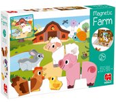 GOULA JUEGO DE MESA GRANJA MAGNETICA JUEGOS DE HABILIDAD 5x30x22 Cms.