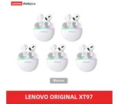 1/2/5pcs Lenovo XT97 TWS Earphones Wireless Bluetooth 5.2 Sport Noise Reduction Headphones Touch Control Colorful Light Earbuds