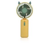 Kinoto Mini Ventilador de Mesa Cartoon con Cuernos para Niños - Portátil y Potente