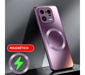 AG Matte Silicone Hard Case for Xiaomi Mi 14 13 13T 12 12T 11 Poco F3 F4 F5 Pro Frosted Phone Magnetic Wireless Charging Case