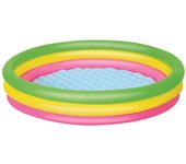 Bestway Piscina Hinchable 3 Aros Suelo Acolchado 152x30 cm +2 Años Jardin 51103