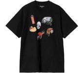 Camiseta Negra Carhartt Jacob Rochester T-Shirt Black