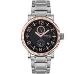 Reloj BREIL BPM MEN'S BI-COLOUR NEGRA ACERO PLATEADO