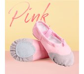 Girls' Drawstring Ballet Shoes Kids Soft Soled Dance Flats Adult Perfessional Dance Shoes Wear Resistant Non-slip Ballerina Shoe