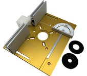 Set of 3 Router Table Insert Plate Wood Milling Flip Board Trimming Machine Engraving Auxiliary Tool Woodworking Benches