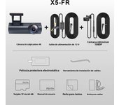 Deelife 4K Dash Cam for Cars Front and Rear 1080P HD Camera Car Dashcam Car Dvr Video Recorder WiFi 24H Parking Monitor