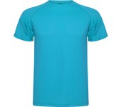 Camiseta técnica de manga corta ROLY MONTECARLO para deporte - 100% poliéster piqué, 150 g/m²
