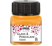 KREUL Pintura para vidrio y porcelana Classic, amarillo canario, 20 ml