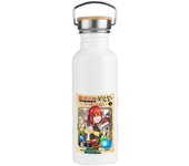 MERCHANDMANIA BIDON 750 ML ACERO INOXIDABLE ESTILO RETRO Madougushi Dahliya Dahlia in Bloom magia deporte deportivo botella senderismo