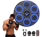 2024 Máquina de Boxeo with Música Inteligente Bluetooth: Entrenador Electrónico Montado EN LA Cocina para Adultos y Niños - Equipo de Boxeo Interactivo para Entrenamiento en Casa - Ideal para Fitness