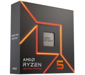 AMD Ryzen 5 7600X - Socket AM5 - 4.7 GHz (5.3 GHz max) - 6 cores - 12 hilos - 6 MB L2 - 32 MB L3 - 105W - Radeon Graphics - En caja - Sin ventilador