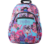Mochila Escolar Eco-friendly Anime Girls - Acuareles Totto España