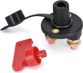 Car Battery Power Switch Disconnect Isolator Circuit Breaker Main Switch Kill Cut-off Switch Insulated Rotary Switch Key Truck