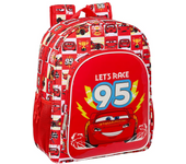 Mochila Junior Adapt.Carro Cars "Let'S Race" 32X38X12 (Safta 612311640)