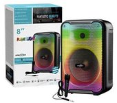Digivolt altavoz multimedia bluetooth usb sd aux 8" karaoke rgb gts-1726