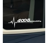 Car Reflective PVC Decor Side Window Sticker For Peugeot 206 307 308 407 207 3008 208 508 2008 301 408 607 4008 5008 Accessories