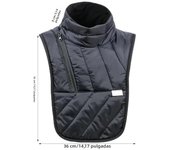 Black explosive riding warm set, general motorcycle electric scooter cold collar warm apron leg cover knee blanket
