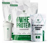 Paquete Foodelis Proteínas Whey 2 kg + Creatina Monohidratada 300g + Shaker de Regalo - Suplementos Deportivos de Alta Calidad