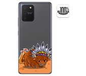 Tumundosmartphone Funda Gel Transparente para Samsung Galaxy S10 Lite diseño Bufalo Dibujos