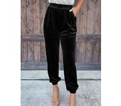 Velvet pants autumn and winter velvet pants ladies loose casual pants