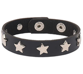 New Skull 2024 Punk Gothic Rock Chains Metal Stud Spikes Rivet Pu Leather Wristband Bangle Wide Cuff Bracelet Women Men Jewelry