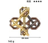 Classic IQ Metal Brain teaser Magic Puzzles Game Toys For Children Adults Funny Gifts Educational Toys Metal Puzzle
