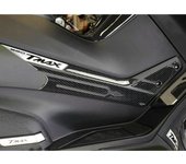 Kit de Pegatinas de Resin Gel 3D para Boomerang compatibles con Yamaha Tmax 560 desde 2020 (Carbon Plisado)