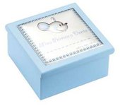 Eventi Caja Diente Madera Infantil Ratón Pérez Celeste 8x8x4 Cm