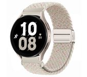 20mm 22mm Magnetic Bracelet for Samsung Galaxy Watch 7/6/Classic/5/4/3 Braided Loop Nylon Strap for Huawei Watch 4/3/GT 5 4 Band