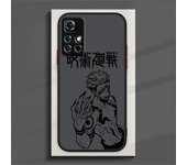 Cool Jujutsu Kaisen Phone Case For Redmi Note 13 12 11 10 9 8 Pro Plus S T 5G 4G Matte Frosted Translucent Cover