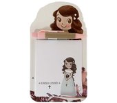 Flikehome - Imán de nevera con Bloc de notas+Bolígrafo Comunión 9x7cm - Pack 24 Unidades