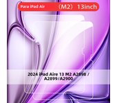 2pcs Tempered Glass Films for 2024 iPad Air 11/13 M2 Pro 11/13 M4 Screen Protector for iPad 3/4/5/6/7/8/9/10th Air 4/5 Pro 11