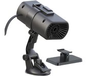 Winter Car Heater Fan 12V 200W Portable Demister Defroster Heating Fan Adjustable Auto Windshield Defroster Defogging Demister