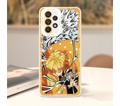 Anime Demon Slayer For Samsung Galaxy S23 S22 S21 S20 Pro FE Ultra A23 A52 A53 A71 Angel Eyes Transparent Phone Case