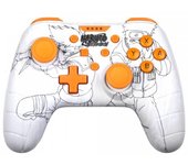 Mando Controlador Konix Naruto Con Cable Switch/Pc Gamepad Blanco