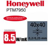 Honeywell PTM7950 8.5W/mk 40x40 40x80 Phase Change GPU CPU Heatsink 0.2mm 0.25mm Cooling Conductive Silicone Pad термопрокла