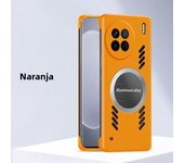 No Border Car Mounted Magnetic Attraction Case for Vivo X100 Ultra X90 X80 X70 Y200 Y100 S19 Pro S18 Heat Dissipation Hard Case