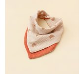 1PC Baby Cotton Soft Soothe Appease Square Towels Infant Color matching Bandana Handkerchief Muslin Burp Cloths Feeding Bibs