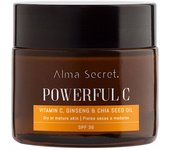 Cosmética Facial Alma Secret POWERFUL C antiedad iluminadora chía SPF30