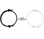 Noter 2Pcs/Set Lover Bracelet Adjustable Paired Magnet Braclet Romantic Hold Hands Couple Braslet Gift For Girlfriend Joias